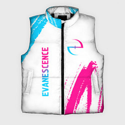 Мужской жилет Evanescence neon gradient style: надпись, символ