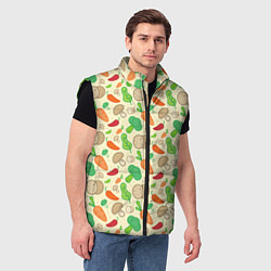 Мужской жилет Овощной рецепт, цвет: 3D-черный — фото 2