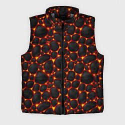 Мужской жилет Огненные камни, цвет: 3D-светло-серый