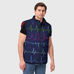 Мужской жилет Color pulse, цвет: 3D-красный — фото 2