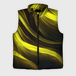 Мужской жилет Черные и желтые линии