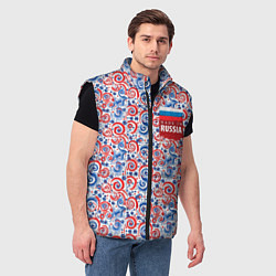 Мужской жилет Made in Russia, цвет: 3D-черный — фото 2