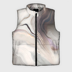 Мужской жилет Нежная мраморная текстура от нейросети, цвет: 3D-светло-серый