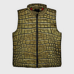 Мужской жилет Текстура кожи крокодила