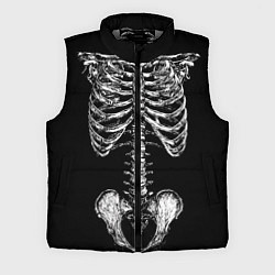 Мужской жилет Скелет человека, цвет: 3D-светло-серый