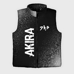 Мужской жилет Akira glitch на темном фоне: надпись, символ, цвет: 3D-черный