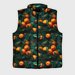 Мужской жилет Яркие апельсины
