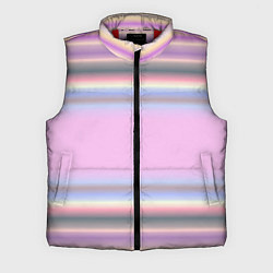 Мужской жилет Сиреневые полосы, цвет: 3D-красный