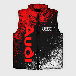 Мужской жилет Ауди - красный и белый
