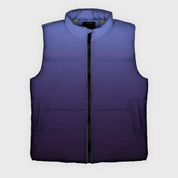 Мужской жилет Градиент фиолетовый, цвет: 3D-светло-серый