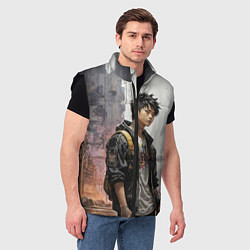 Мужской жилет Местный хулиган, цвет: 3D-черный — фото 2