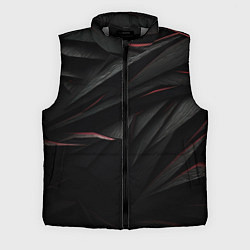 Мужской жилет Black texture, цвет: 3D-светло-серый