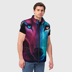 Мужской жилет Космический волчок, цвет: 3D-светло-серый — фото 2