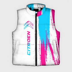 Мужской жилет Citroen neon gradient style: по-вертикали, цвет: 3D-черный