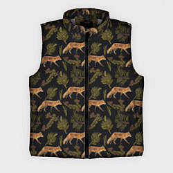 Мужской жилет Лиса и хвоя