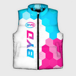 Мужской жилет BYD neon gradient style: по-вертикали, цвет: 3D-черный