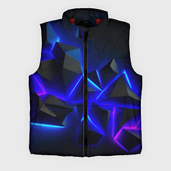 Мужской жилет Разлом плит из неона