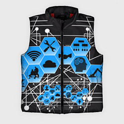 Мужской жилет Виртуальный мир