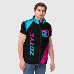 Мужской жилет Zotye - neon gradient: надпись, символ, цвет: 3D-черный — фото 2