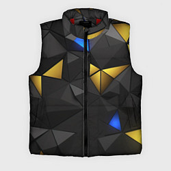 Мужской жилет Black yellow geometry