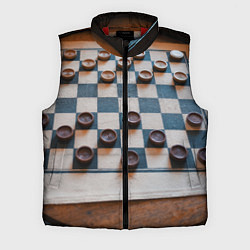 Мужской жилет Шашки, цвет: 3D-красный