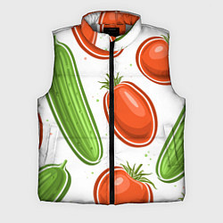 Мужской жилет Помидоры и огурцы