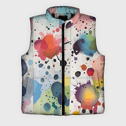 Мужской жилет Colorful blots - vogue - abstraction
