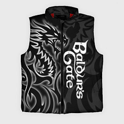 Мужской жилет Балдурс гейт 3 - черный дракон, цвет: 3D-красный