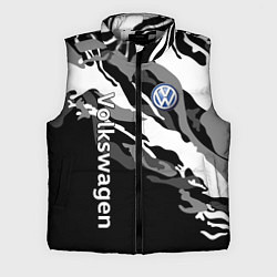 Мужской жилет Фольцваген - белый камуфляж, цвет: 3D-светло-серый