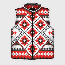 Мужской жилет Удмурт мода, цвет: 3D-красный