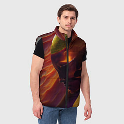 Мужской жилет Ангел огня, цвет: 3D-светло-серый — фото 2
