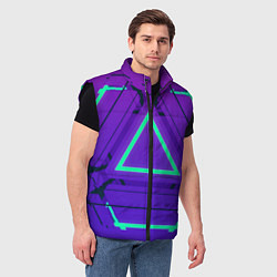 Мужской жилет Твой стиль геометрия 1, цвет: 3D-черный — фото 2