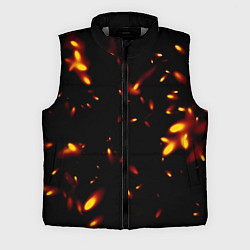 Мужской жилет Разлетающиеся искры пламени, цвет: 3D-светло-серый