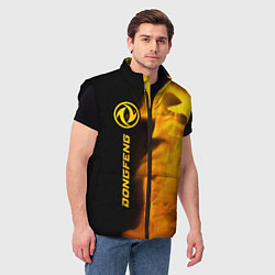 Мужской жилет Dongfeng - gold gradient: по-вертикали, цвет: 3D-черный — фото 2