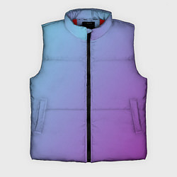 Мужской жилет Градиент - слива в небе, цвет: 3D-красный