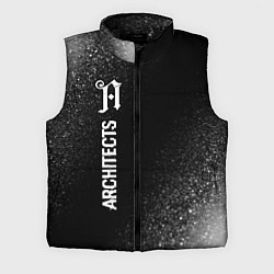 Мужской жилет Architects glitch на темном фоне: по-вертикали, цвет: 3D-черный