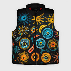 Мужской жилет Африканский узор - нейросеть, цвет: 3D-красный