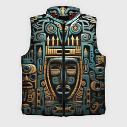 Мужской жилет Орнамент с маской в египетском стиле, цвет: 3D-красный