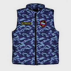 Мужской жилет Камуфляж синий - Виктор