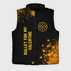 Мужской жилет Bullet For My Valentine - gold gradient вертикальн