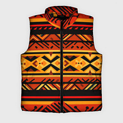 Мужской жилет Узор в этническом стиле масаев, цвет: 3D-черный