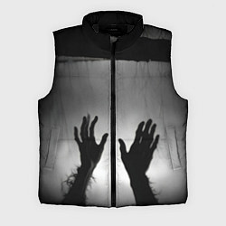 Мужской жилет Руки зомби в ночном тумане, цвет: 3D-черный