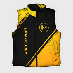 Мужской жилет Twenty One Pilots - gold gradient вертикально