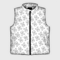 Мужской жилет Сончас у мишек - принт раскраска