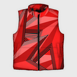 Мужской жилет Многолучевые звезды, цвет: 3D-черный