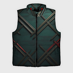 Мужской жилет Диагональный узор в шотландском стиле, цвет: 3D-красный