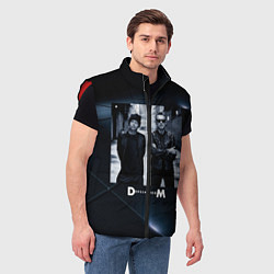 Мужской жилет Depeche Mode - Мартин и Дэйв, цвет: 3D-красный — фото 2