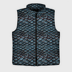 Мужской жилет Dragon scale pattern, цвет: 3D-черный