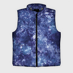 Мужской жилет Абстракция - sea blue, цвет: 3D-светло-серый