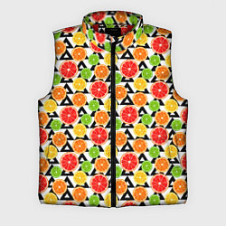 Мужской жилет Citrus pattern, цвет: 3D-красный